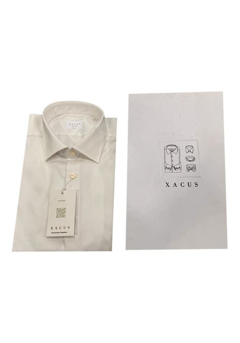 Camicia travel shirt tessuto operato XACUS | Camicie | 31817 WF533ML001